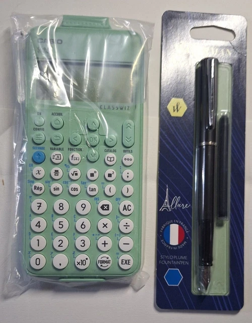 calculatrice vintage CASIO : FX 6800 G avec manuel année 92 ticket d