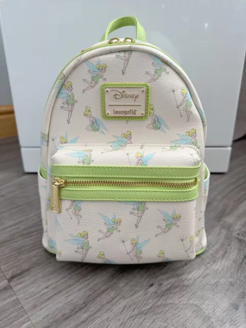 Loungefly Disney Rare Tinker Bell AOP Peter Pan Mini Backpack
