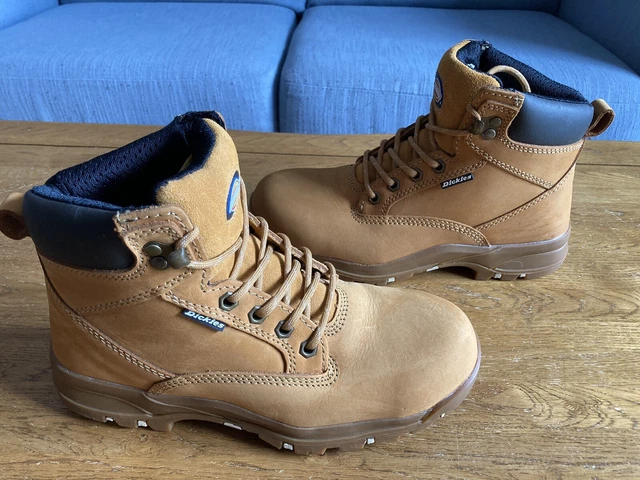 DICKIES LADIES LEATHER Safety Boots Steel Toe Cap Work Shoes Trainer Ankle Hiker 18.95 PicClick UK