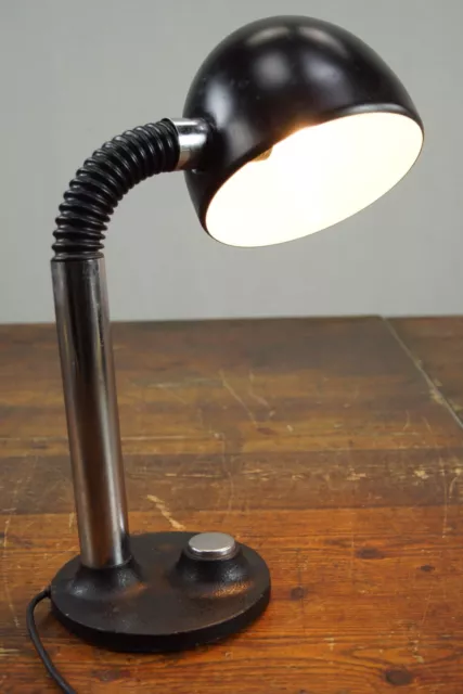 Table Lamp Vintage Desk Lamp Retro Floor Lamp Black Gooseneck 70er