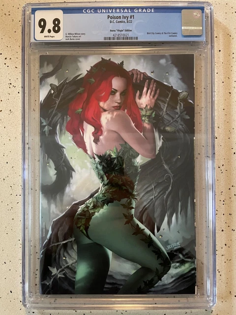 POISON IVY #1 CGC 9.8 *Josh Burns / Bird City VIRGIN VARIANT* $180 Harley Quinn