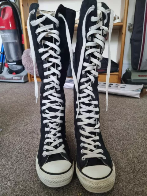 Converse all star knee deals high boots