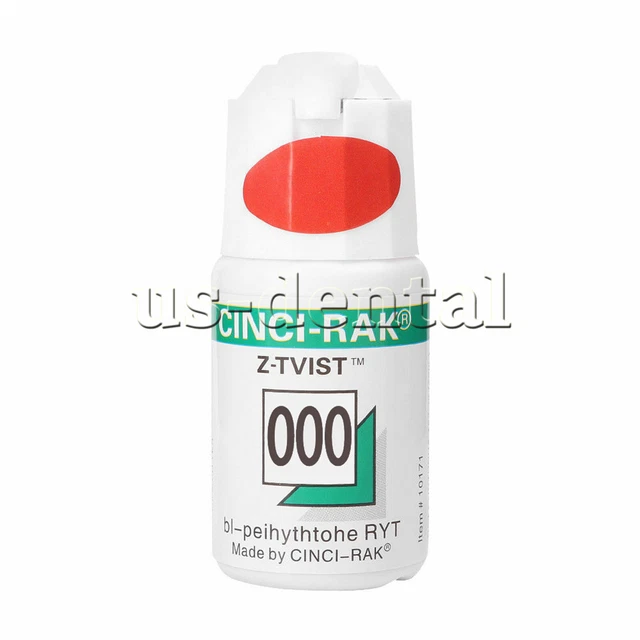 1 Bottle Dental CIHGI-FEK Z-TVIST Gingival Retraction Cord Packing Size 000