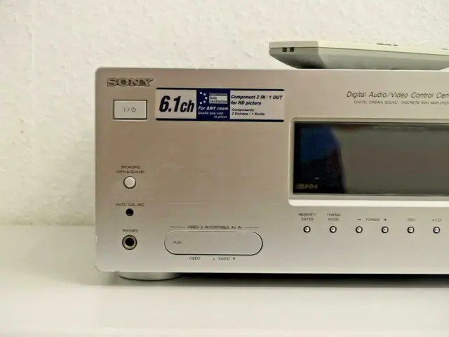Sony STR-DG500 6.1 AV-Receiver in SIlber inkl. FB, 2 Jahre Garantie 2