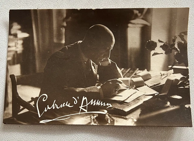 Vecchia Cartolina Gabriele D’Annunzio