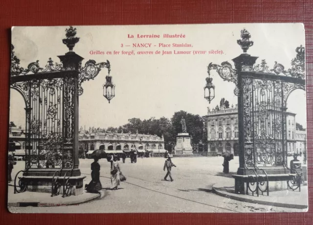 Cpa 54 - Nancy - Place Stanislas - Grilles En Fer Forge, Oeuvres De Jean Lamour