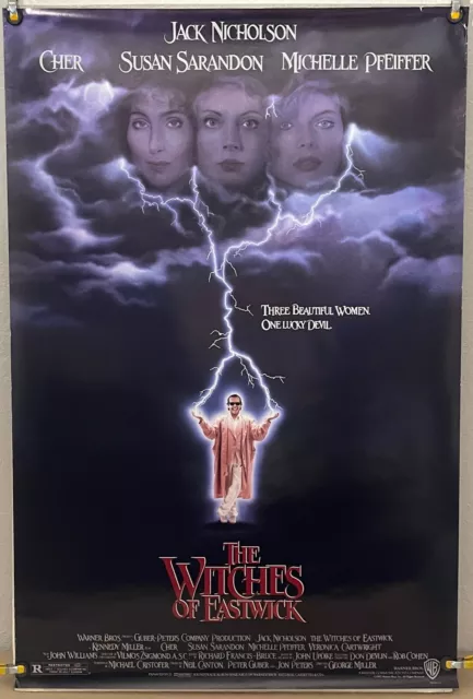 The Witches Of Eastwick Rolled Orig 1Sh Movie Poster Cher Susan Sarandon (1987)