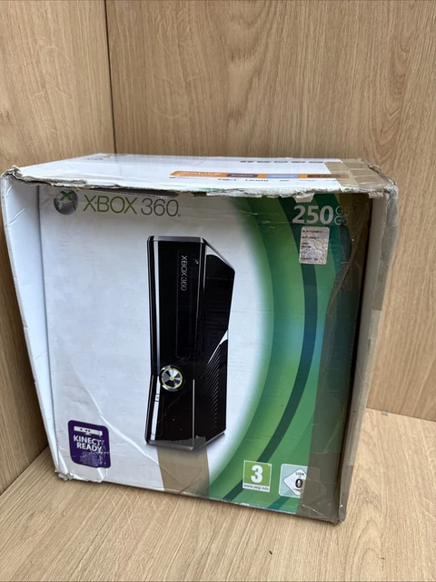 boite vide console xbox 360 slim blanche 4go