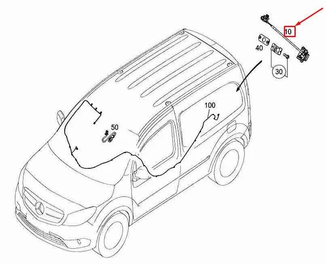 Tappetini Auto Tessuto CARMAT Per Mercedes Citan W415 (2012) - Set 3 Pezzi In Nero, Specifici E Antiscivolo