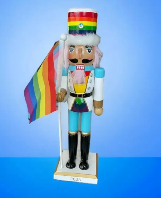 14& CHRISTMAS NUTCRACKER 2023 LGBT Rainbow Pride Flag ~ TARGET ...