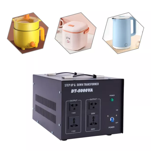 Transformador de voltaje de alta resistencia de 4000 W paso arriba/abajo 220 V