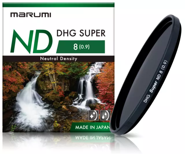 Marumi DHG Super ND8 Neutral Density Filter (0.9) Sizes 67mm - 105mm