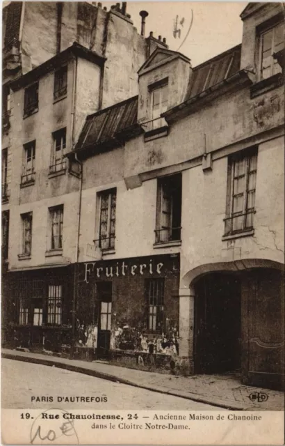 CPA PARIS 4e - Rue Chauoinesse, 24 (58318)