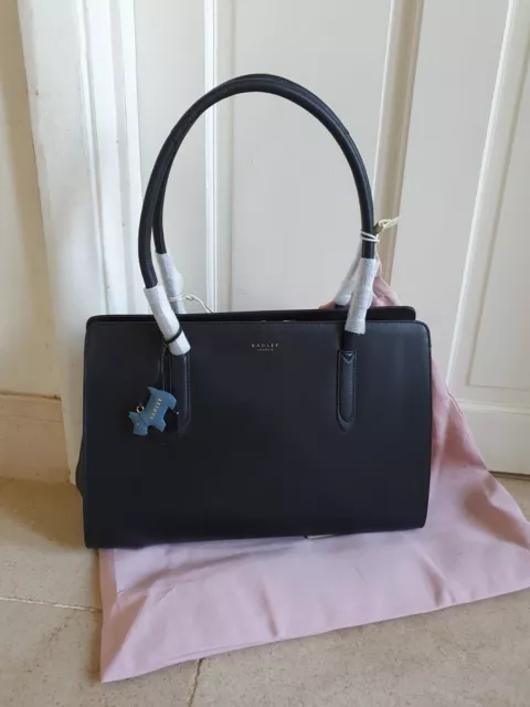 Radley liverpool street medium tote bag black sale
