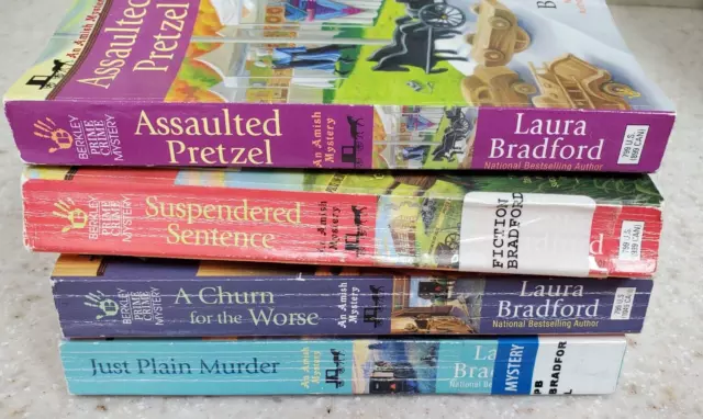 Laura Bradford Amish Mystery Series (Lot/4)  PB, Free Shipping 3