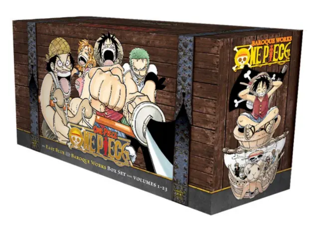 One Piece Box Set: East Blue and Baroque Works, Volumes 1-23 NEW + FREE SHIP!