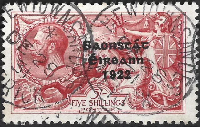 Ireland Superb Used,No Faults 3 Line O/P 5/- To Research,28th December 1931(C94)