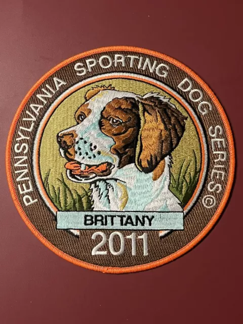 2011 Pennsylvania Sporting Dog Series Patch 6" Diameter Signed By Artist