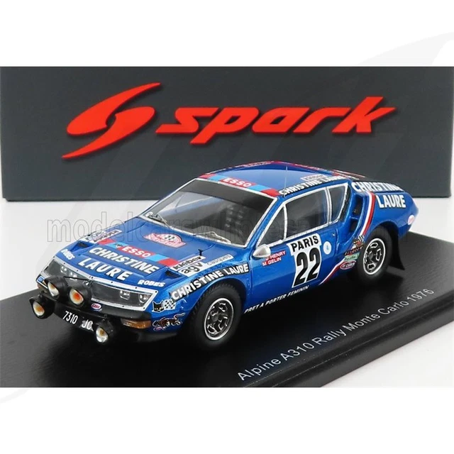 Miniature Spark 1/43 Renault 17 #16 Rallye Du Maroc 1976 - Privé/Tilber S6191