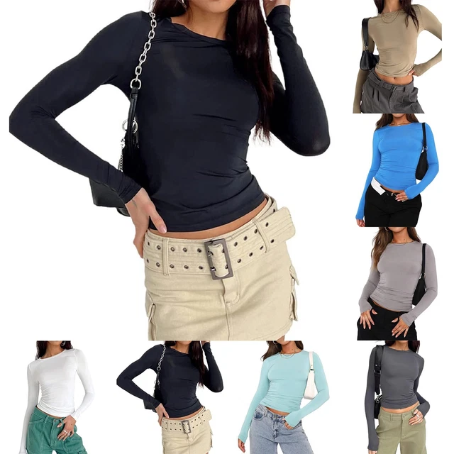 Donna Pullover Donna Abbigliamento Street Donna Top Corto Moda Ragazze Set