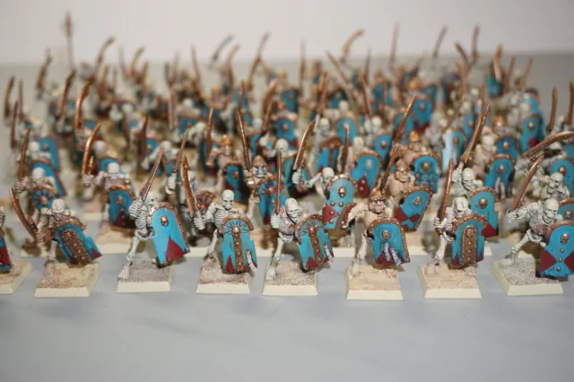 Warhammer Tomb Kings of Khemri Skeleton Warriors x 80 - The Old World