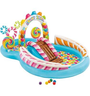 Piscina infantil para niños Centro de juegos acuático hinchable Candy Zone
