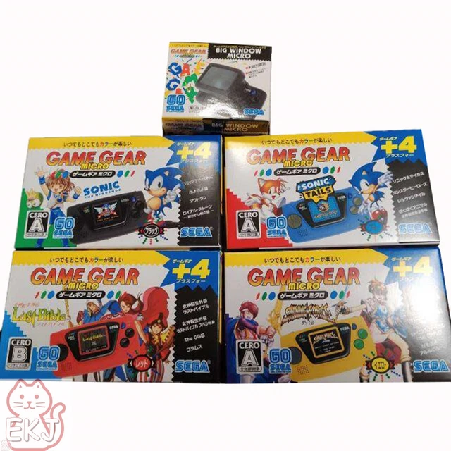 SEGA GAME GEAR Micro Mini 4 All Colors and Big Window Games Preloaded NEW EUR 303,74 PicClick FR