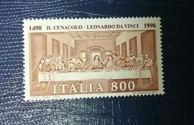 Francobollo Italia Repubblica 1998 n.2371 cat.Unificato Il Cenacolo di Leonardo