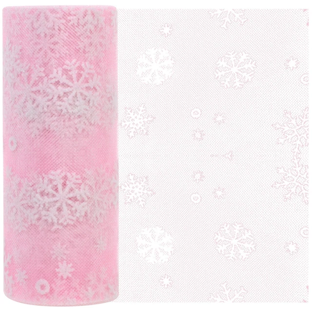 15 Cm Glitter Ribbon Christmas Fabric Ribbons Mesh Net Creative
