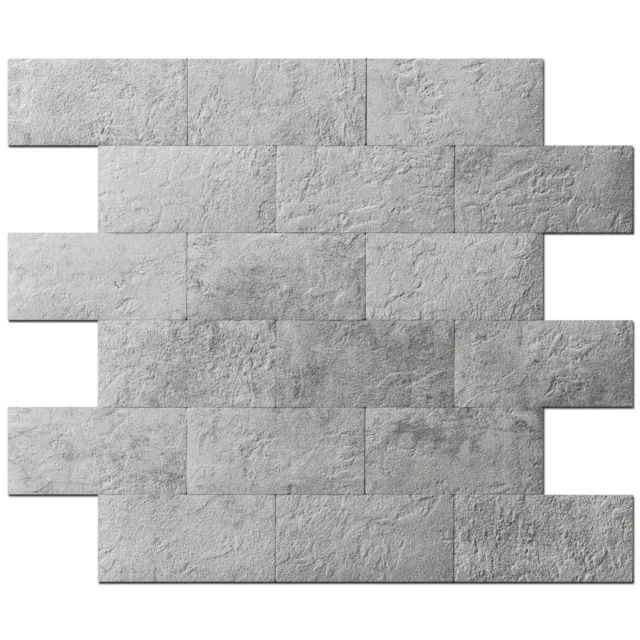 Art3d 10-Pack Peel and Stick Backsplash Wall Tile for Kitchen Bathroom Fireplace