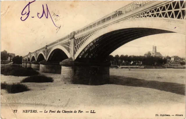 CPA NEVERS - Le Pont du Chemin de Fer (457302)