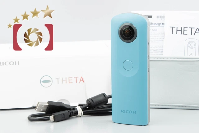 Near Mint!! RICOH THETA SC Blue 12.0 MP Degree Action Camera w/ Box