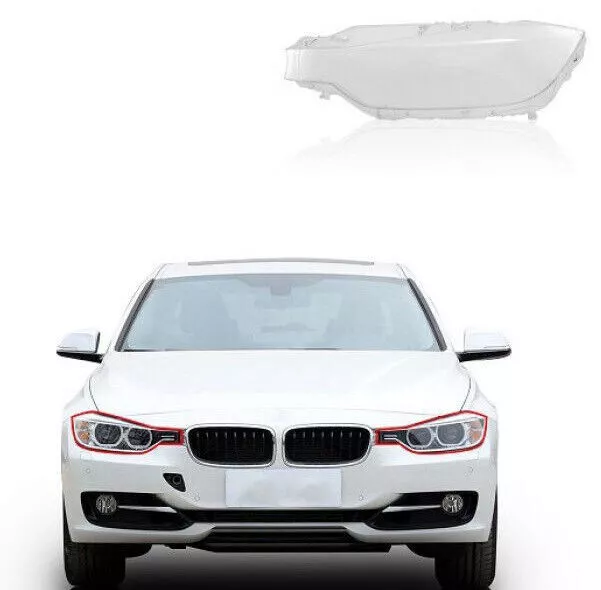 LEFT HEADLIGHT LAMP GLASS LENS COVER LAMPSHADE fits BMW F30 F31 LCI 2015-2018