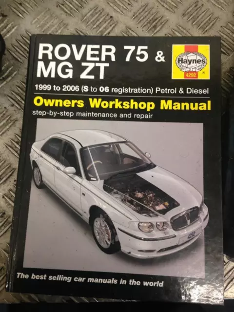 Haynes 4292 Rover 75 Mg Zt Owners Workshop Manual