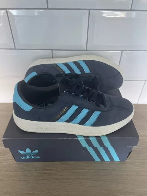 ADIDAS TRIMM TRAB Men s Trainers Brand New UK 8 In Argentina Blue