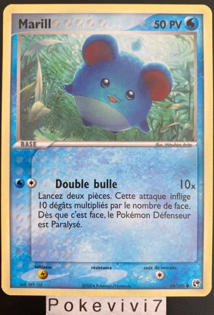 Carte Pokemon MARILL 68/100 Bloc EX Tempête de Sable FR NEUF