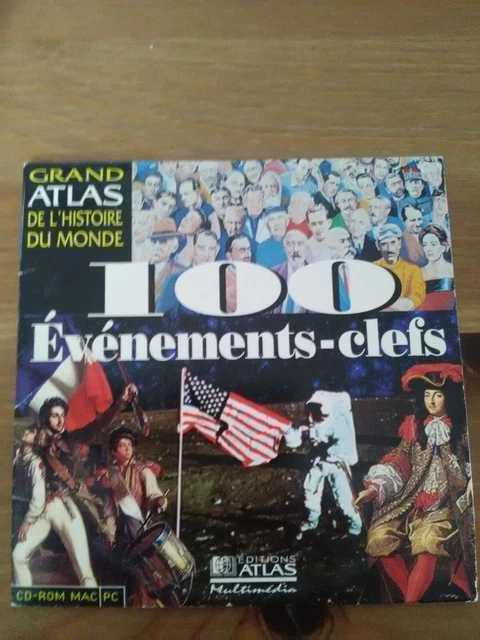 CD-ROM GRAND ATLAS de l'Histoire du Monde : 100 Evènements clefs EUR 1 ...