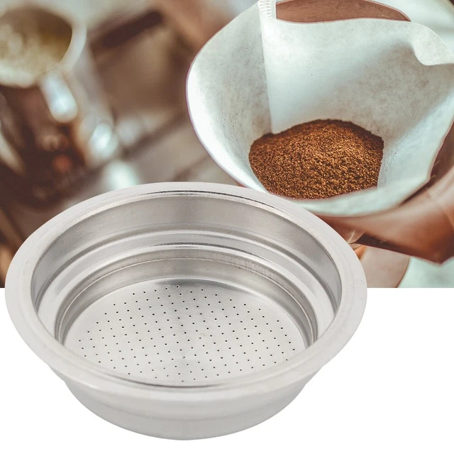 High Quality Coffee Tea Filter Basket Silver Stainless Steel Coffee Machin AU