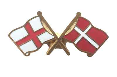 Courtois Écosse & Iran Drapeaux Amitié Courtoisie Badge Épinglette en Émail T1231 