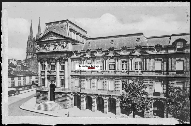 Plaque De Verre Ancienne – Négatif Photo 9x14 Cm – Vichy, Enfants Au Casino