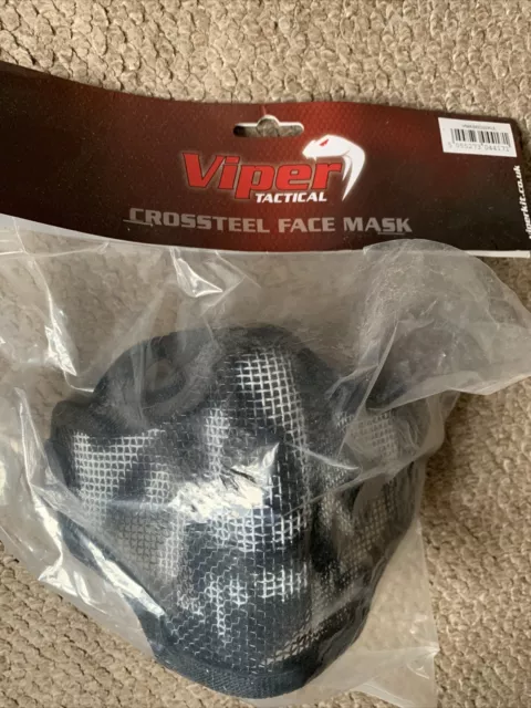 Viper Crossteel Face Mask Airsoft Paintballing Protective Ventilated Shield