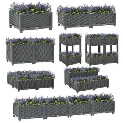 Hochbeet Pflanzgefaß Pflanzenbeet Blumentöpf Blumenkasten Gartenbeet Pflanzkaste