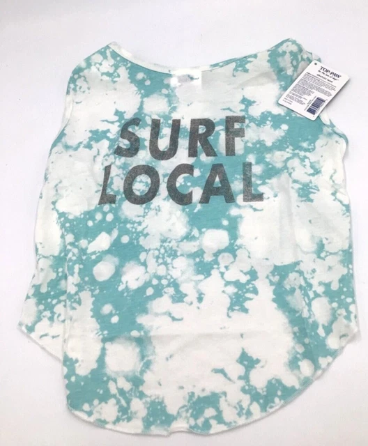 Top Paw Surf Local Tie Dye Graphic Tank Shirt  Sz L