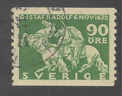 Sweden #235 (A27) XF USED CDS - 1932 90o Death of Gustavus Adolphus