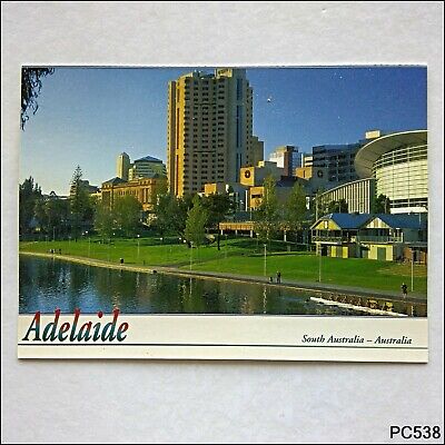 Adelaide SA Rowers on the Torrens River Bartel Postcard (P538)