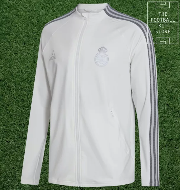 adidas Real Madrid Anthem Jacket Mens - RMCF Training Track Top - XS / 2XL