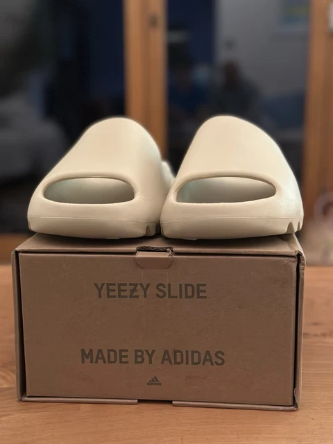 adidas gazelle silver green womens Adidas Yeezy Slides 'Flax' – What's Your Size UK main image 1