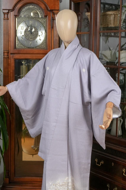 Dear Vanilla Japanese Silk Tomesode Kimono Women's Authentic Japan Made Vintage 2