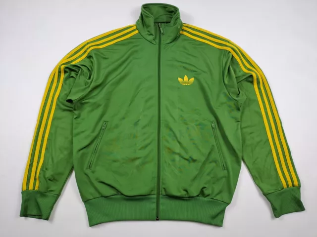 adidas rasta green track jacket  reggae  Bob Marley   size M
