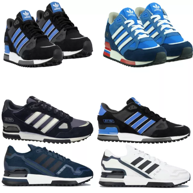 Adidas Mens Trainers Originals ZX 750 Running Sports Trainer Gym Shoes Size